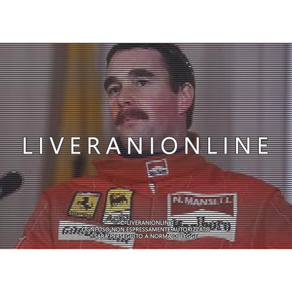 RETROSPETTIVA NIGEL MANSELL PILOTA F1 NELLA FOTO NIGEL MANSELL NELL\'ANNO 1990 AG ALDO LIVERANI SAS