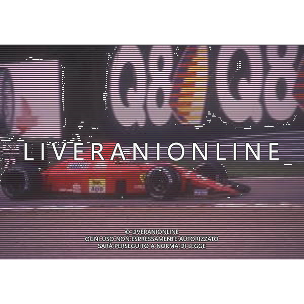 RETROSPETTIVA NIGEL MANSELL PILOTA F1 NELLA FOTO NIGEL MANSELL NELL\'ANNO 1990 AG ALDO LIVERANI SAS