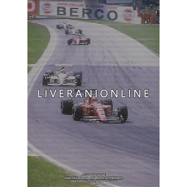 RETROSPETTIVA NIGEL MANSELL PILOTA F1 NELLA FOTO NIGEL MANSELL NELL\'ANNO 1989 AG ALDO LIVERANI SAS 