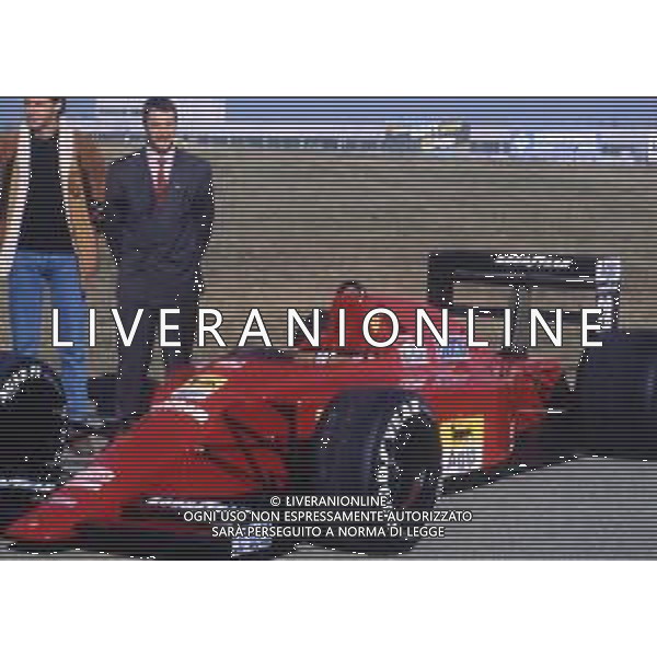 RETROSPETTIVA NIGEL MANSELL PILOTA F1 NELLA FOTO NIGEL MANSELL NELL\'ANNO 1989 CON GERHARD BERGER  AG ALDO LIVERANI SAS  