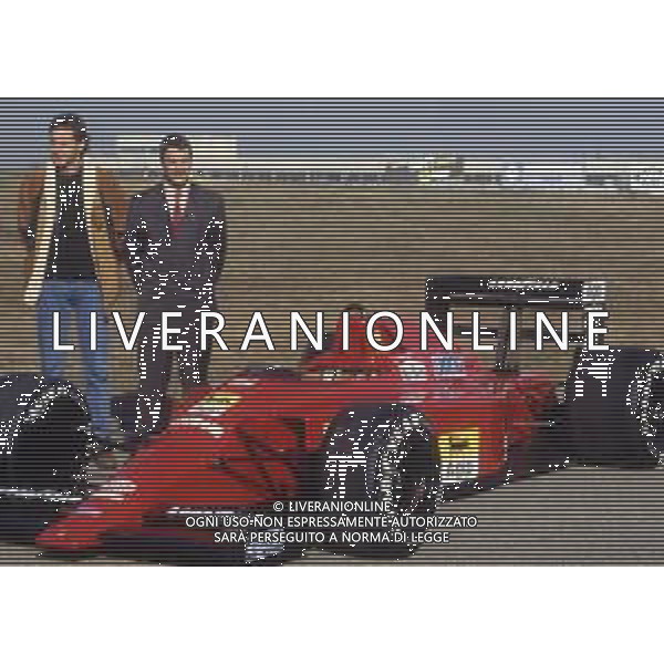 RETROSPETTIVA NIGEL MANSELL PILOTA F1 NELLA FOTO NIGEL MANSELL NELL\'ANNO 1989 CON GERHARD BERGER  AG ALDO LIVERANI SAS 