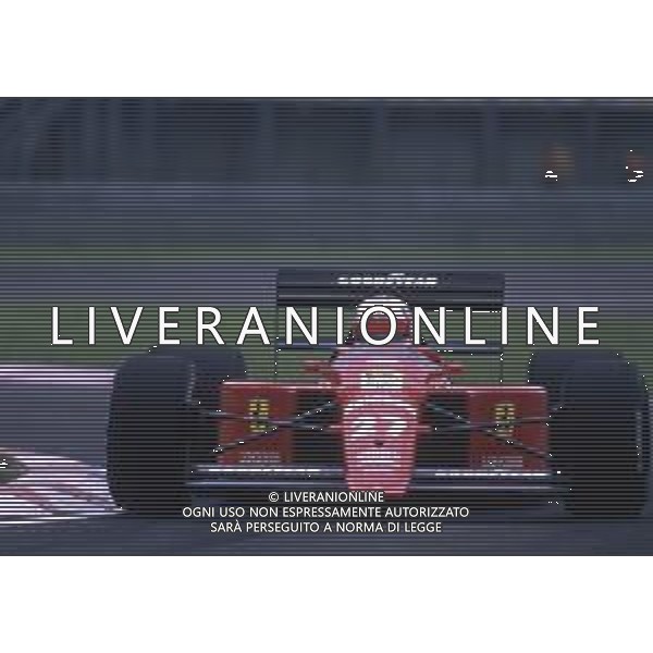 RETROSPETTIVA NIGEL MANSELL PILOTA F1 NELLA FOTO NIGEL MANSELL NELL\'ANNO 1989 AG ALDO LIVERANI SAS 