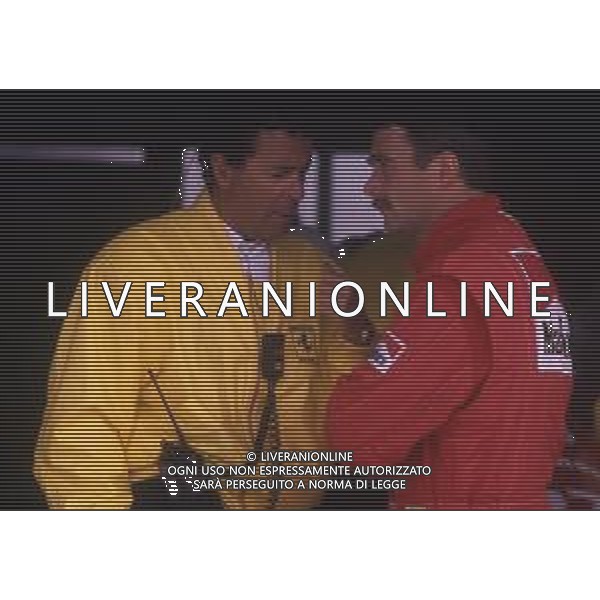RETROSPETTIVA NIGEL MANSELL PILOTA F1 NELLA FOTO NIGEL MANSELL NELL\'ANNO 1989 CON CESARE FIORIO AG ALDO LIVERANI SAS 