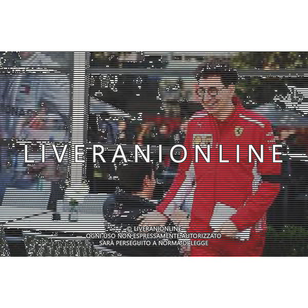 (L to R): Toto Wolff (GER) Mercedes AMG F1 Shareholder and Executive Director with Mattia Binotto (ITA) Ferrari Team Principal. 16.03.2019. Formula 1 World Championship, Rd 1, Australian Grand Prix, Albert Park, Melbourne, Australia, Qualifying Day. / AGENZIA ALDO LIVERANI SAS - ITALY ONLY EDITORIAL USE ONLY