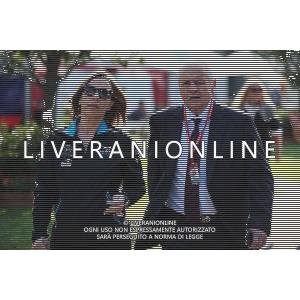 (L to R): Claire Williams (GBR) Williams Racing Deputy Team Principal with Alan Jones (AUS). 16.03.2019. Formula 1 World Championship, Rd 1, Australian Grand Prix, Albert Park, Melbourne, Australia, Qualifying Day. / AGENZIA ALDO LIVERANI SAS - ITALY ONLY EDITORIAL USE ONLY