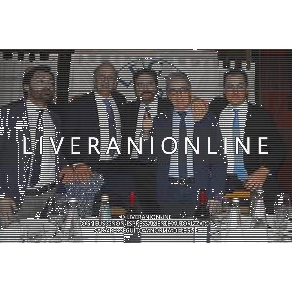 Santarcangelo di Romagna 15/03/2019 - Il Ministro Marco Bussetti a sostegno di Domenico Samorani - nella foto: il Ministro dell\' istruzione Marco Bussetti Sottosegretario di Stato del Ministero della giustizia Jacopo Morrone il candidato sindaco di centro destra Domenico Samorani ©Claudio Zamagni-Agenzia Aldo Liverani / AGENZIA ALDO LIVERANI SAS