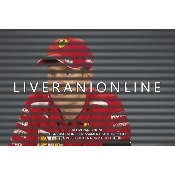 Sebastian Vettel (GER) Ferrari in the post qualifying FIA Press Conference. 16.03.2019. Formula 1 World Championship, Rd 1, Australian Grand Prix, Albert Park, Melbourne, Australia, Qualifying Day. AG ALDO LIVERANI SAS-ONLY ITALY