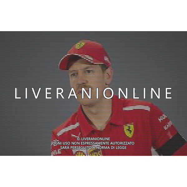 Sebastian Vettel (GER) Ferrari in the post qualifying FIA Press Conference. 16.03.2019. Formula 1 World Championship, Rd 1, Australian Grand Prix, Albert Park, Melbourne, Australia, Qualifying Day. AG ALDO LIVERANI SAS-ONLY ITALY