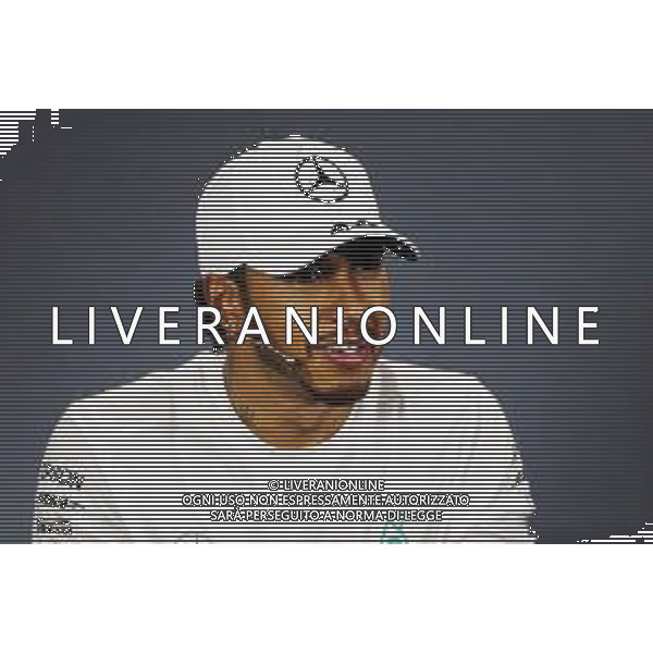 Lewis Hamilton (GBR) Mercedes AMG F1 in the post race FIA Press Conference. 17.03.2019. Formula 1 World Championship, Rd 1, Australian Grand Prix, Albert Park, Melbourne, Australia, Race Day. AG ALDO LIVERANI SAS-ONLY ITALY