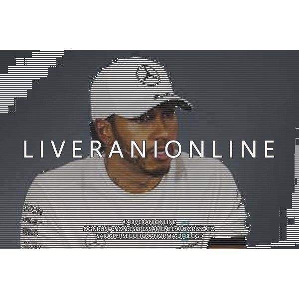 Lewis Hamilton (GBR) Mercedes AMG F1 in the post race FIA Press Conference. 17.03.2019. Formula 1 World Championship, Rd 1, Australian Grand Prix, Albert Park, Melbourne, Australia, Race Day. AG ALDO LIVERANI SAS-ONLY ITALY