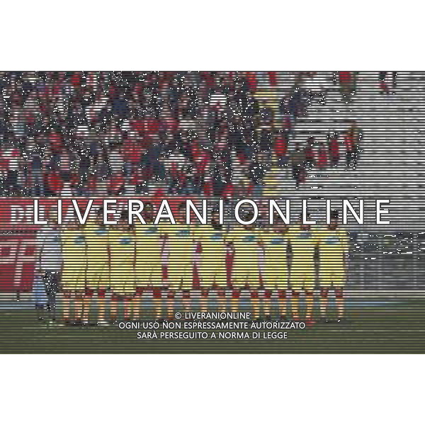 Rimini - Ravenna Campionato di calcio serie C girone B 17/03/2019 nella foto: la formazione del ravenna ©Claudio Zamagni/Agenzia Aldo Liverani