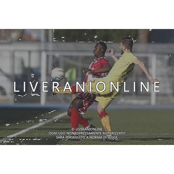 Rimini - Ravenna Campionato di calcio serie C girone B 17/03/2019 nella foto: Galuppini Francesco(Ravenna F.C.) Guiebre Abdoul Razack (Rimini fc) ©Claudio Zamagni/Agenzia Aldo Liverani