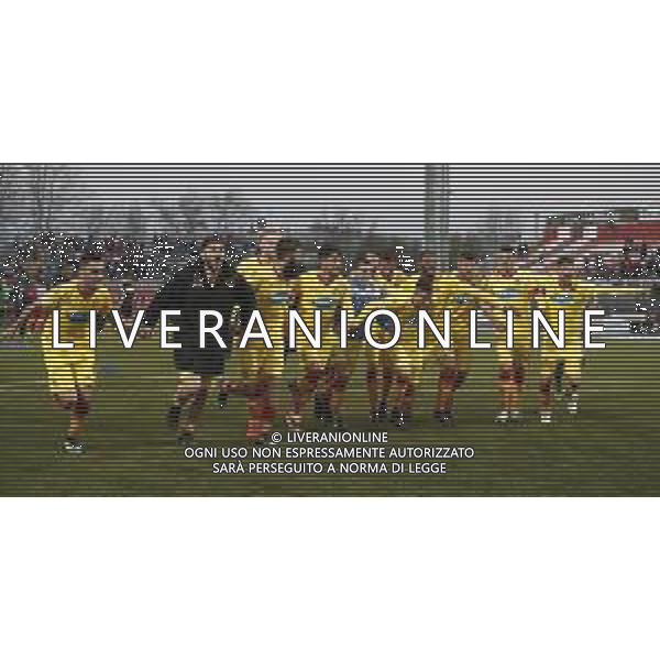 Rimini - Ravenna Campionato di calcio serie C girone B 17/03/2019 nella foto: Esultanza finale Ravenna ©Claudio Zamagni/Agenzia Aldo Liverani