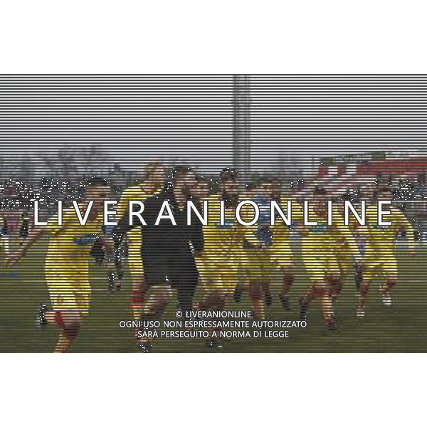 Rimini - Ravenna Campionato di calcio serie C girone B 17/03/2019 nella foto: Esultanza finale ravenna ©Claudio Zamagni/Agenzia Aldo Liverani