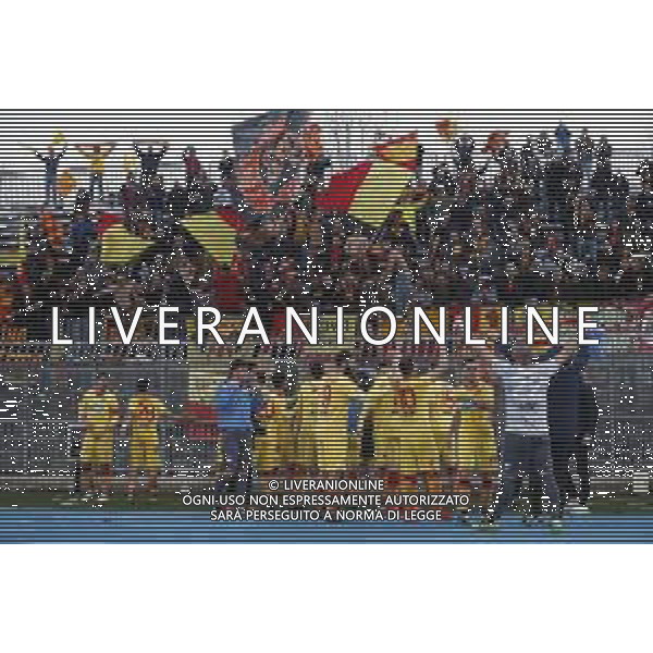 Rimini - Ravenna Campionato di calcio serie C girone B 17/03/2019 nella foto: Esultanza finale ravenna ©Claudio Zamagni/Agenzia Aldo Liverani