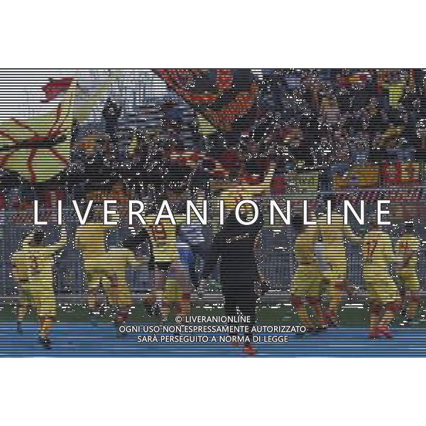 Rimini - Ravenna Campionato di calcio serie C girone B 17/03/2019 nella foto: Esultanza finale ravenna ©Claudio Zamagni/Agenzia Aldo Liverani