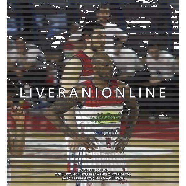 IMOLA 17 03 2019 LE NATURELLE IMOLA-TREVISO BASKET SERIE A 2 NELLA FOTO DISPERAZIONE DI TIMOTHY BOWERS FOTO GIANNI SANNA-AG ALDO LIVERANI SAS