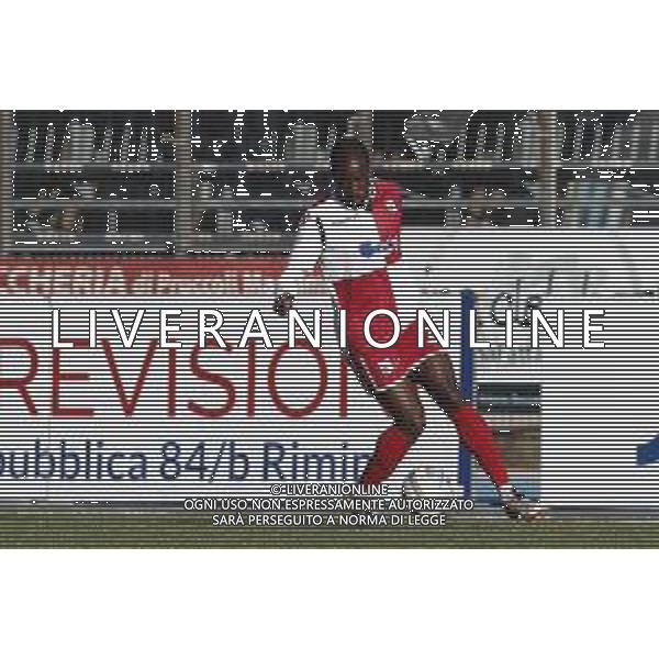 Rimini - Ravenna Campionato di calcio serie C girone B 17/03/2019 nella foto: Kolombo Mbuyamba Sedrik(Rimini fc) ©Claudio Zamagni/Agenzia Aldo Liverani
