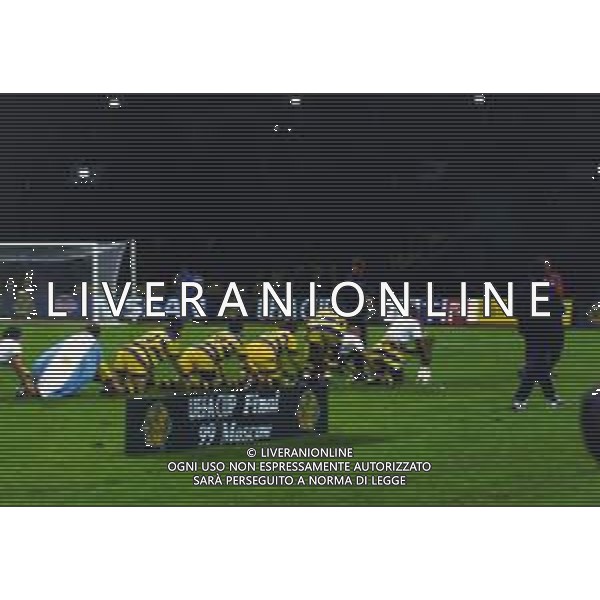 12-05-1999 MOSCA- FINALE DI COPPA UEFA PARMA-OLYMPIQUE MARSIGLIA 3-0 NELLA FOTO I GIOCATORI DEL PARMA CALCIO FESTEGGIANO CON LA COPPA UEFA AG ALDO LIVERANI SAS
