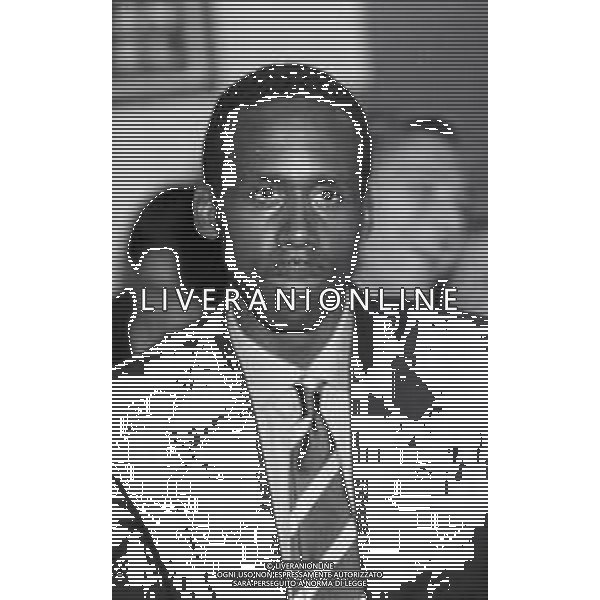 1995 MILANO -PRESENTAZIONE DELLA SQUADRA DI BASKET STEFANEL MILANO NELLA FOTO ROLANDO BLACKMAN AG ALDO LIVERANI SAS