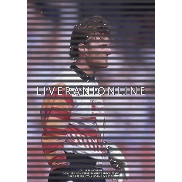 RETROSPETTIVA MASSIMO TAIBI CALCIATORE NELLA FOTO MASSIMO TAIBI CON LA MAGLIA DEL PIACENZA CALCIO AG ALDO LIVERANI SAS
