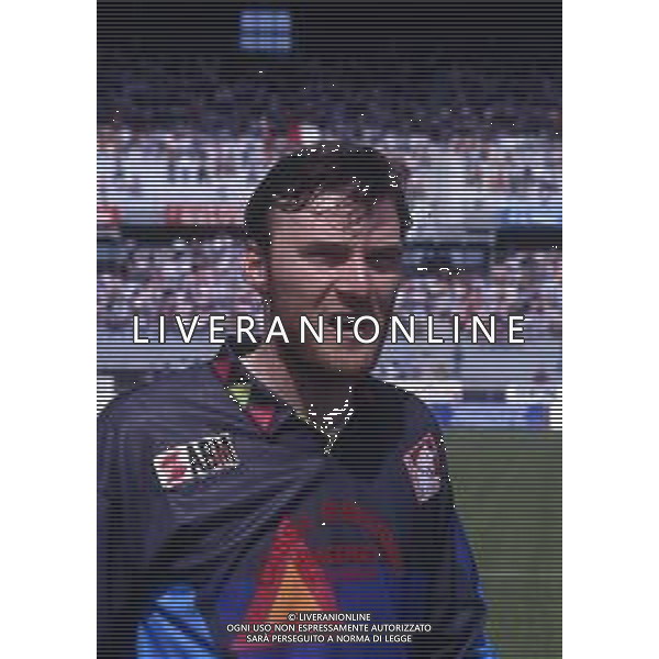 RETROSPETTIVA MASSIMO TAIBI CALCIATORE NELLA FOTO MASSIMO TAIBI CON LA MAGLIA DEL PIACENZA CALCIO AG ALDO LIVERANI SAS