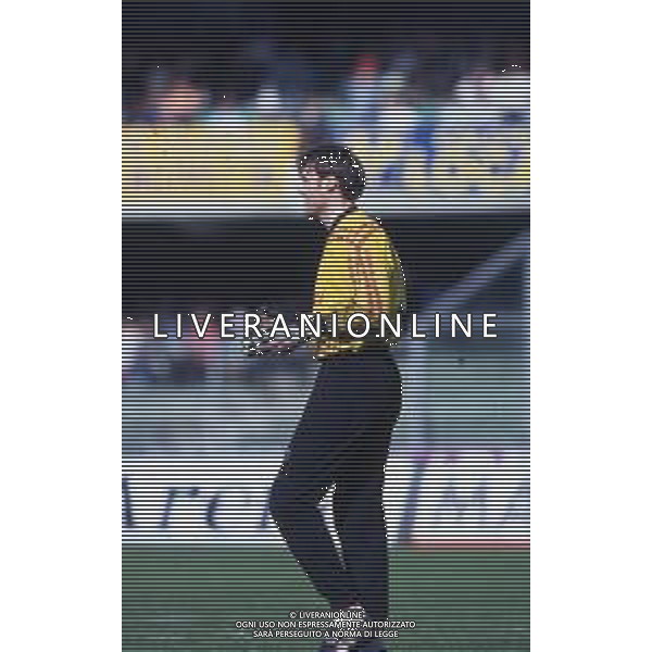 RETROSPETTIVA MASSIMO TAIBI CALCIATORE NELLA FOTO MASSIMO TAIBI CON LA MAGLIA DEL PIACENZA CALCIO AG ALDO LIVERANI SAS