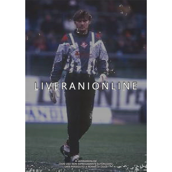 RETROSPETTIVA MASSIMO TAIBI CALCIATORE NELLA FOTO MASSIMO TAIBI CON LA MAGLIA DEL PIACENZA CALCIO AG ALDO LIVERANI SAS