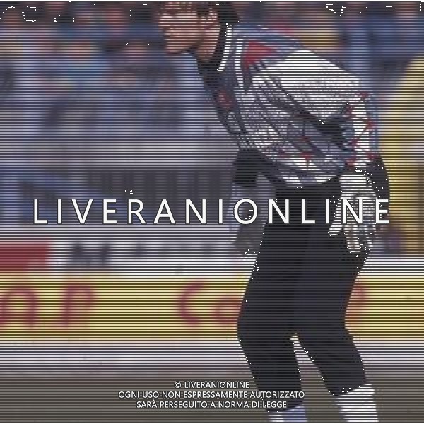 RETROSPETTIVA MASSIMO TAIBI CALCIATORE NELLA FOTO MASSIMO TAIBI CON LA MAGLIA DEL PIACENZA CALCIO AG ALDO LIVERANI SAS