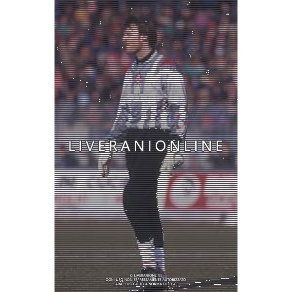 RETROSPETTIVA MASSIMO TAIBI CALCIATORE NELLA FOTO MASSIMO TAIBI CON LA MAGLIA DEL PIACENZA CALCIO AG ALDO LIVERANI SAS