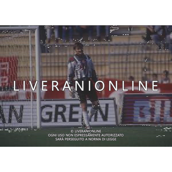 RETROSPETTIVA MASSIMO TAIBI CALCIATORE NELLA FOTO MASSIMO TAIBI CON LA MAGLIA DEL PIACENZA CALCIO AG ALDO LIVERANI SAS