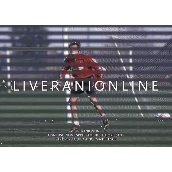 RETROSPETTIVA MASSIMO TAIBI CALCIATORE NELLA FOTO MASSIMO TAIBI CON LA MAGLIA DEL PIACENZA CALCIO AG ALDO LIVERANI SAS