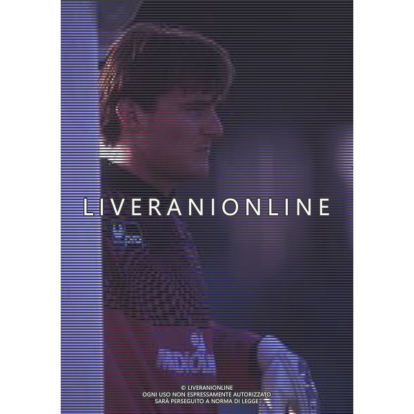 RETROSPETTIVA MASSIMO TAIBI CALCIATORE NELLA FOTO MASSIMO TAIBI CON LA MAGLIA DEL MILAN CALCIO AG ALDO LIVERANI SAS