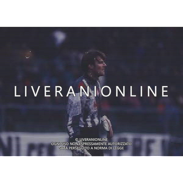 RETROSPETTIVA MASSIMO TAIBI CALCIATORE NELLA FOTO MASSIMO TAIBI CON LA MAGLIA DEL PIACENZA CALCIO AG ALDO LIVERANI SAS