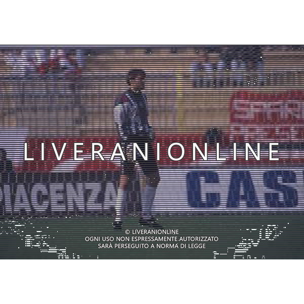 RETROSPETTIVA MASSIMO TAIBI CALCIATORE NELLA FOTO MASSIMO TAIBI CON LA MAGLIA DEL PIACENZA CALCIO AG ALDO LIVERANI SAS