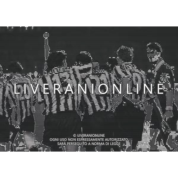 23-04-1997 TORINO-COPPA DEI CAMPIONI JUVENTUS AJAX 4-1 NELLA FOTO ABBRACCI GIOCATORI JUVENTUS AG ALDO LIVERANI SAS