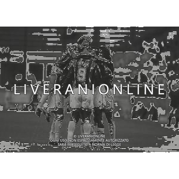 25-08-1995 MILANO FINALE DI SUPERCOPPA ITALIANA MILAN FIORENTINA 1-2 NELLA FOTO ABBRACCI GIOCATORI MILAN AG ALDO LIVERANI SAS