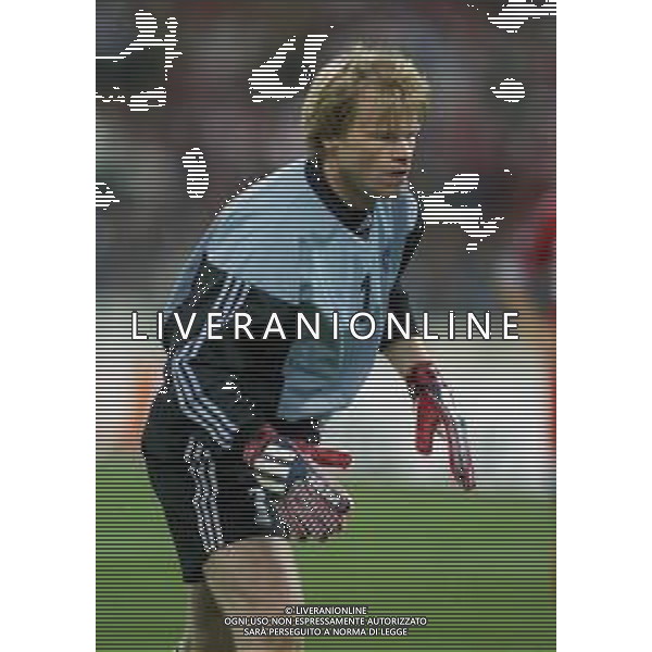 09-10-1999 MONACO DI BAVIERA QUALIFICAZIONI AI MONDIALI DI CALCIO GERMANIA TURCHIA NELLA FOTO OLIVER KAHN AG ALDO LIVERANI SAS