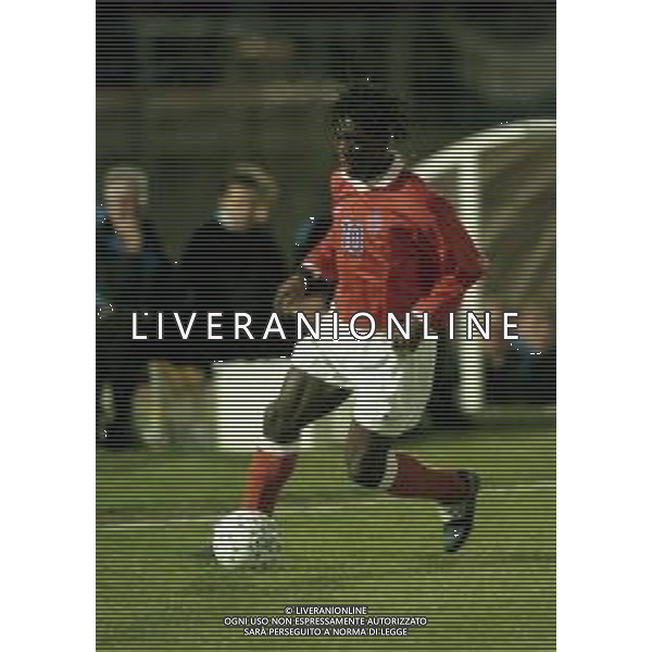 30-04-1997 SAN MARINO- QUALIFICAZIONE PER IL CAMPIONATO MONDIALI FRANCIA 1998-SAN MARINO OLANDA NELLA FOTO CLARENCE SEEDORF AG ALDO LIVERANI SAS
