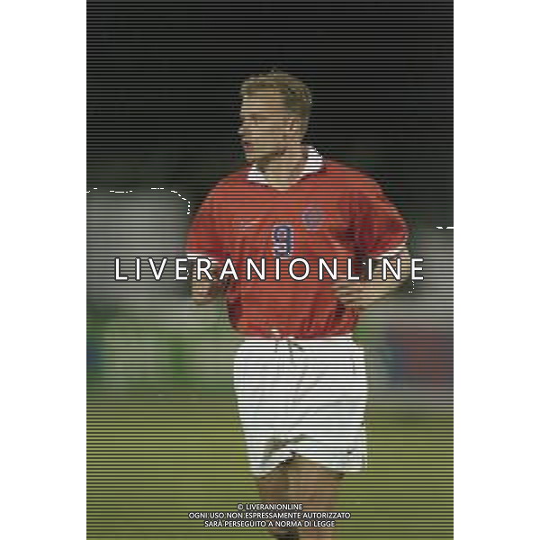 30-04-1997 SAN MARINO- QUALIFICAZIONE PER IL CAMPIONATO MONDIALI FRANCIA 1998-SAN MARINO OLANDA NELLA FOTO DENNIS BERGKAMP AG ALDO LIVERANI SAS