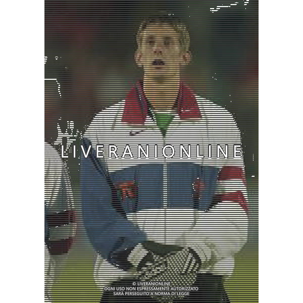 30-04-1997 SAN MARINO- QUALIFICAZIONE PER IL CAMPIONATO MONDIALI FRANCIA 1998-SAN MARINO OLANDA NELLA FOTO EDWIN VAN DER SAAR AG ALDO LIVERANI SAS