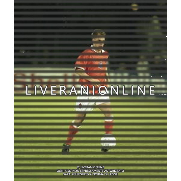 30-04-1997 SAN MARINO- QUALIFICAZIONE PER IL CAMPIONATO MONDIALI FRANCIA 1998-SAN MARINO OLANDA NELLA FOTO FRANK DE BOER AG ALDO LIVERANI SAS