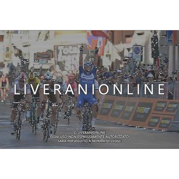 23-03-2019 Milano - Sanremo; 2019, Deceunick - Quickstep; 2019, Team Sky; 2019, Ag2r La Mondiale; Alaphilippe, Julian; Kwiatkowski, Michal; Naesen, Oliver; Sanremo; FOTO GIANNI SANNA-AG ALDO LIVERANI SAS