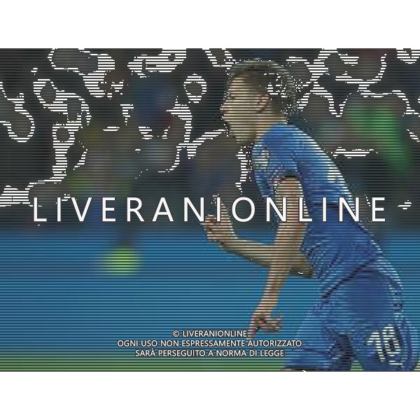 UEFA European Qualifiers Group J Udine - 23.03.2019 Italia-Finlandia Nella Foto:barella esulta /Ph.Vitez-Ag. Aldo Liverani