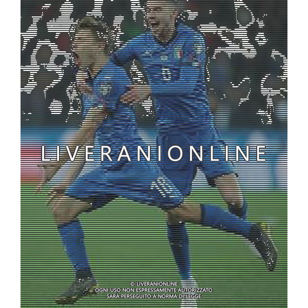 UEFA European Qualifiers Group J Udine - 23.03.2019 Italia-Finlandia Nella Foto:barella nicolo\' esulta /Ph.Vitez-Ag. Aldo Liverani