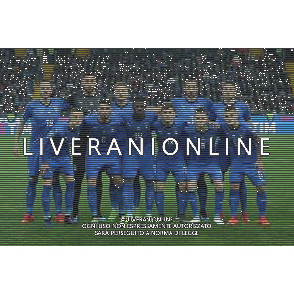 UEFA European Qualifiers Group J Udine - 23.03.2019 Italia-Finlandia Nella Foto:Italia Squadra Formazione Bonucci,Donnarumma,Immobile,Chiellini,Biraghi,Bernardeschi,Piccini,Kean,Barella,Jorginho,Verratti /Ph.Vitez-Ag. Aldo Liverani