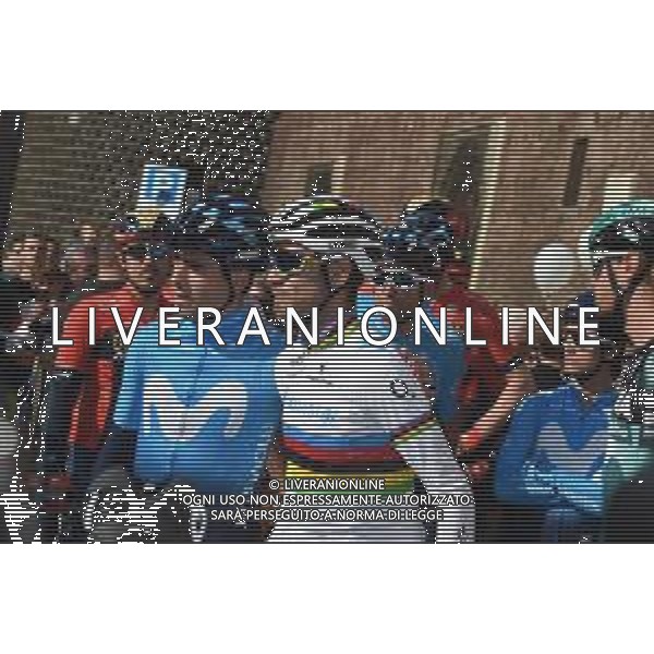 23-03-2019 Milano - Sanremo; 2019, Movistar; Valverde, Alejandro; Milano; ©SIROTTI / AGENZIA ALDO LIVERANI SAS