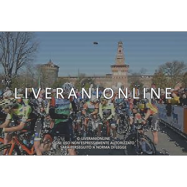 23-03-2019 Milano - Sanremo; Milano Castello Sforzesco; ©SIROTTI / AGENZIA ALDO LIVERANI SAS