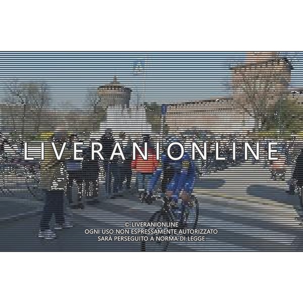 23-03-2019 Milano - Sanremo; 2019, Deceunick - Quickstep; Alaphilippe, Julian; Milano Castello Sforzesco; ©SIROTTI / AGENZIA ALDO LIVERANI SAS