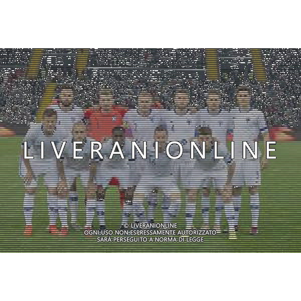 UEFA European Qualifiers Group J Udine - 23.03.2019 Italia-Finlandia Nella Foto: Finlandia Squadra Formazione Hradecky,Granlund,Toivio,Vaisanen,Arajuuri,Pirinen,Lod,Sparv,Kamara,Hamalainen,Pukki /Ph.Vitez-Ag. Aldo Liverani